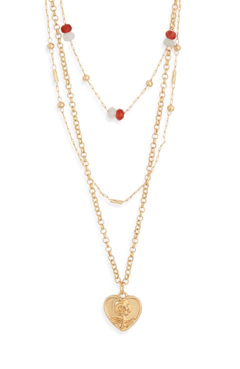 Layered Beaded Necklace