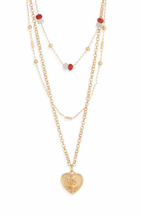 Layered Beaded Necklace