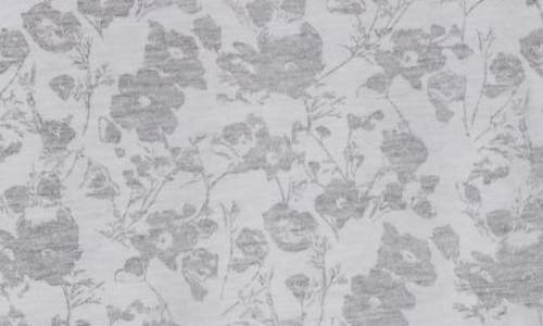 Rag & Bone Poppy Print Organic Cotton Top In Gray