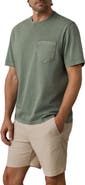 Faherty Patch Pocket Cotton T-Shirt