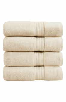 Quick-Dry Cotton 4-Pack Bath Towel Set