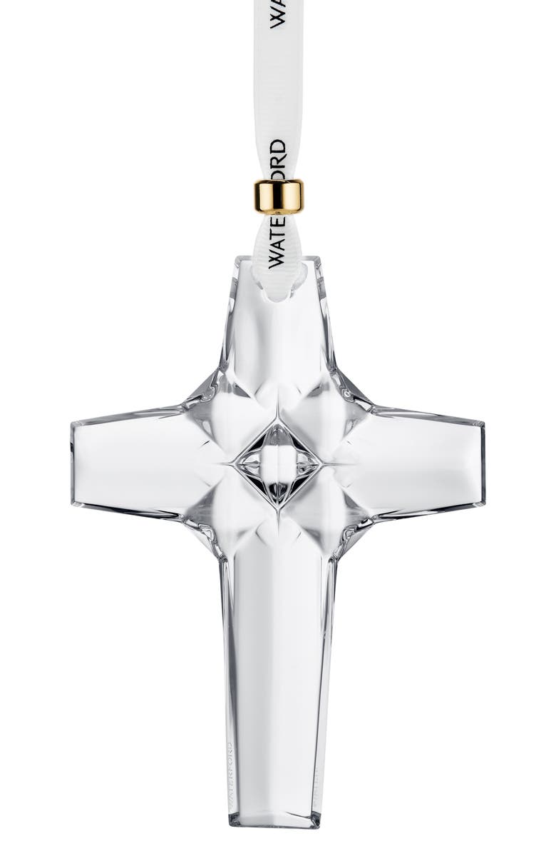 Waterford 2025 Annual Cross Crystal Ornament, Alternate, color,