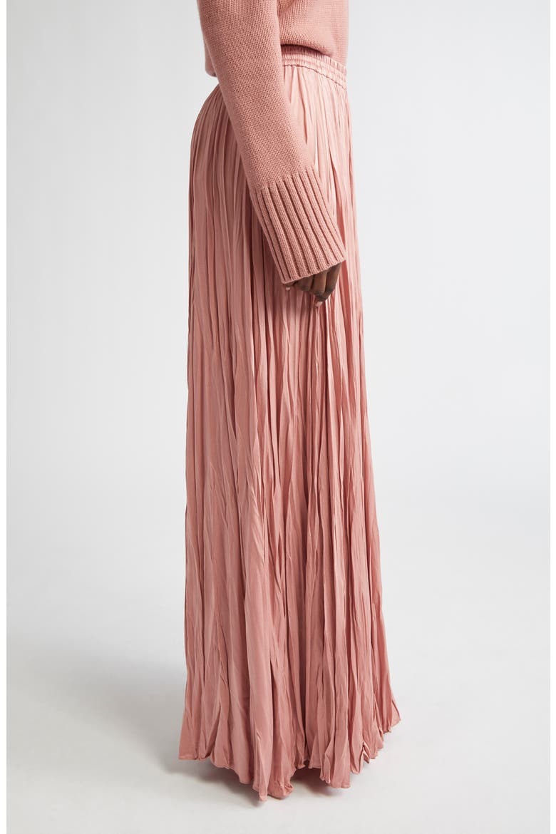 Jamison Crushed Charmeuse Skirt, Alternate, color, ROSETTE