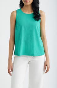 CITY BLUES Crinkle A-Line Tank
