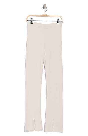 Barefoot Dreams ® Slim Slit Rib Pajama Pants In Pink