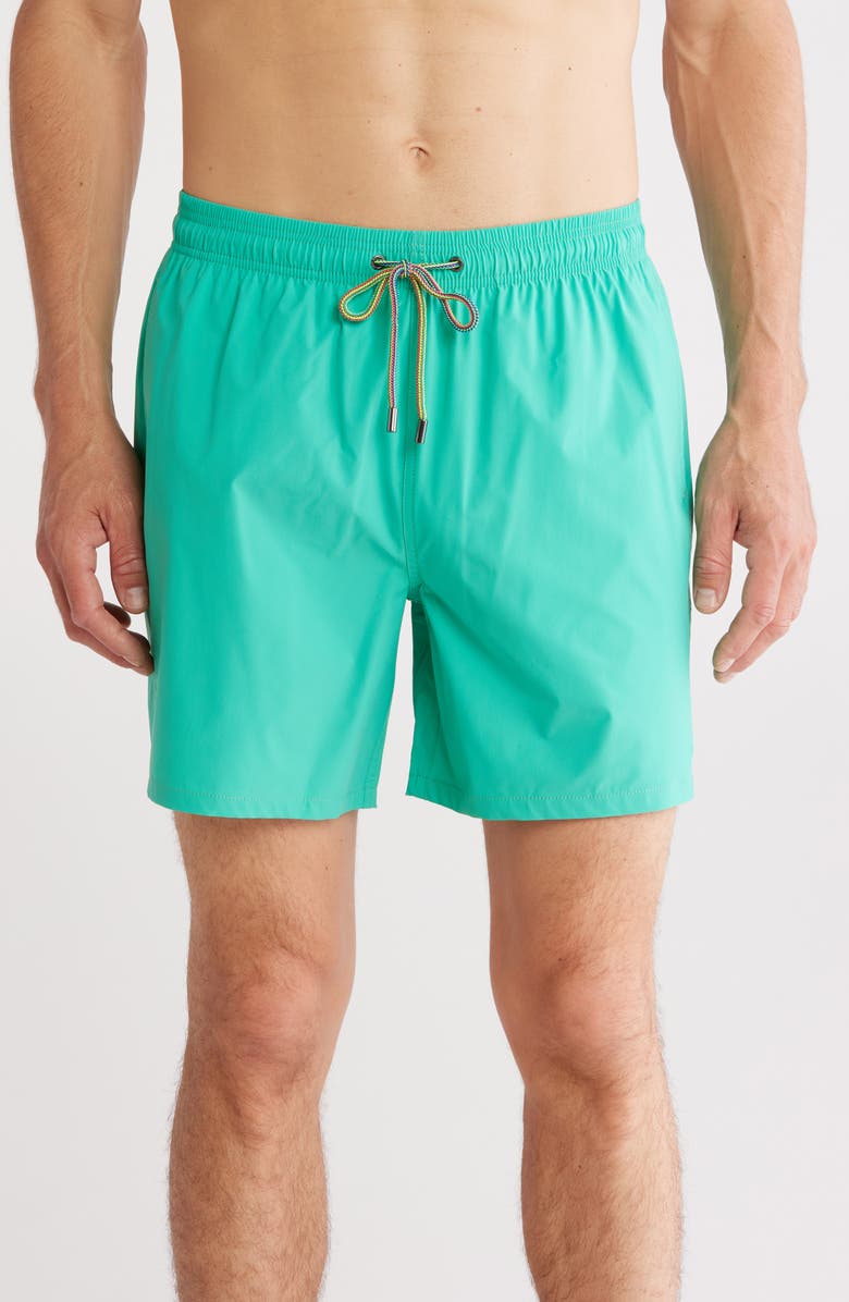 Bugatchi Cosmo Swim Trunks, Main, color,