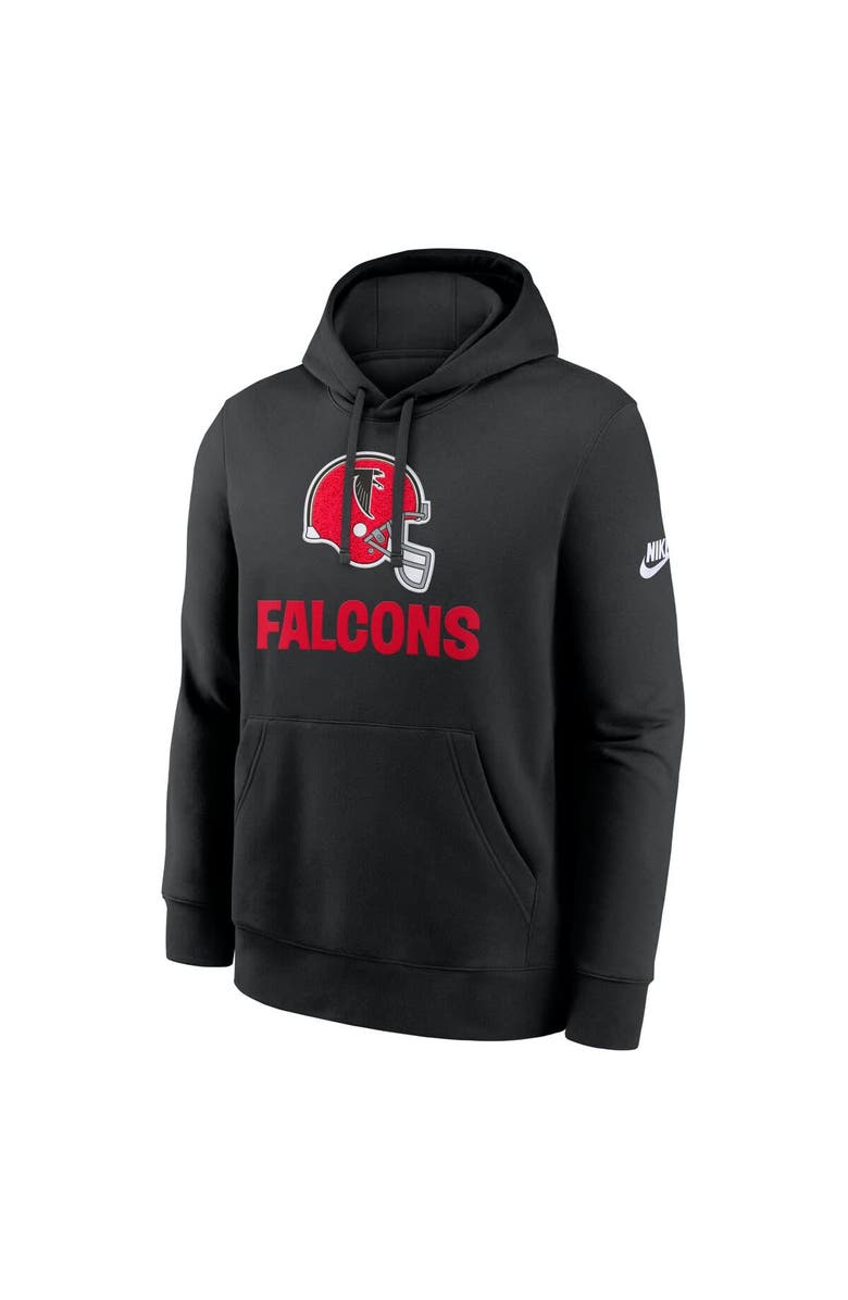 Nike Men's Nike Black Atlanta Falcons Best Season Rewind Club Pullover Hoodie, Alternate, color, Black