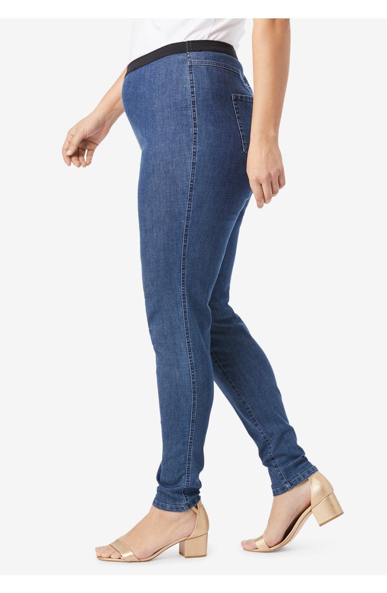 Jessica London Stretch Denim Skinny Jegging, Alternate, color, 