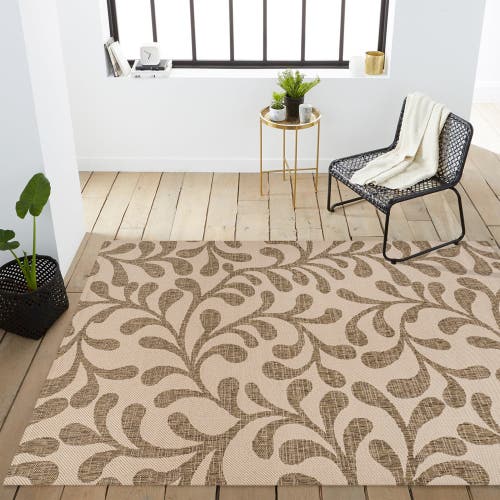 Jonathan Y Vine All Over Indoor/outdoor Area Rug In Brown/beige
