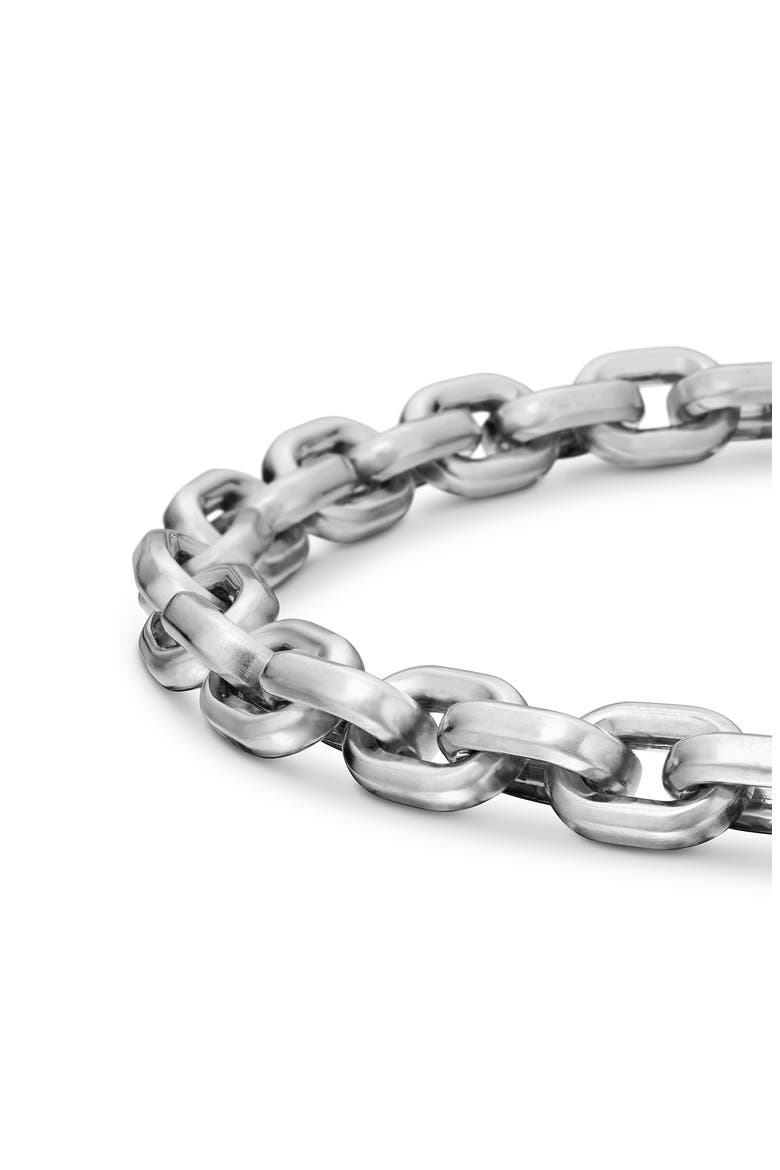 Deco Chain Link Bracelet, Alternate, color, STERLING SILVER