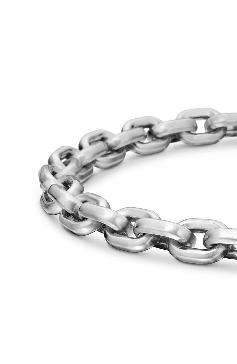 David Yurman Deco Chain Link Bracelet, Alternate, color, Sterling Silver
