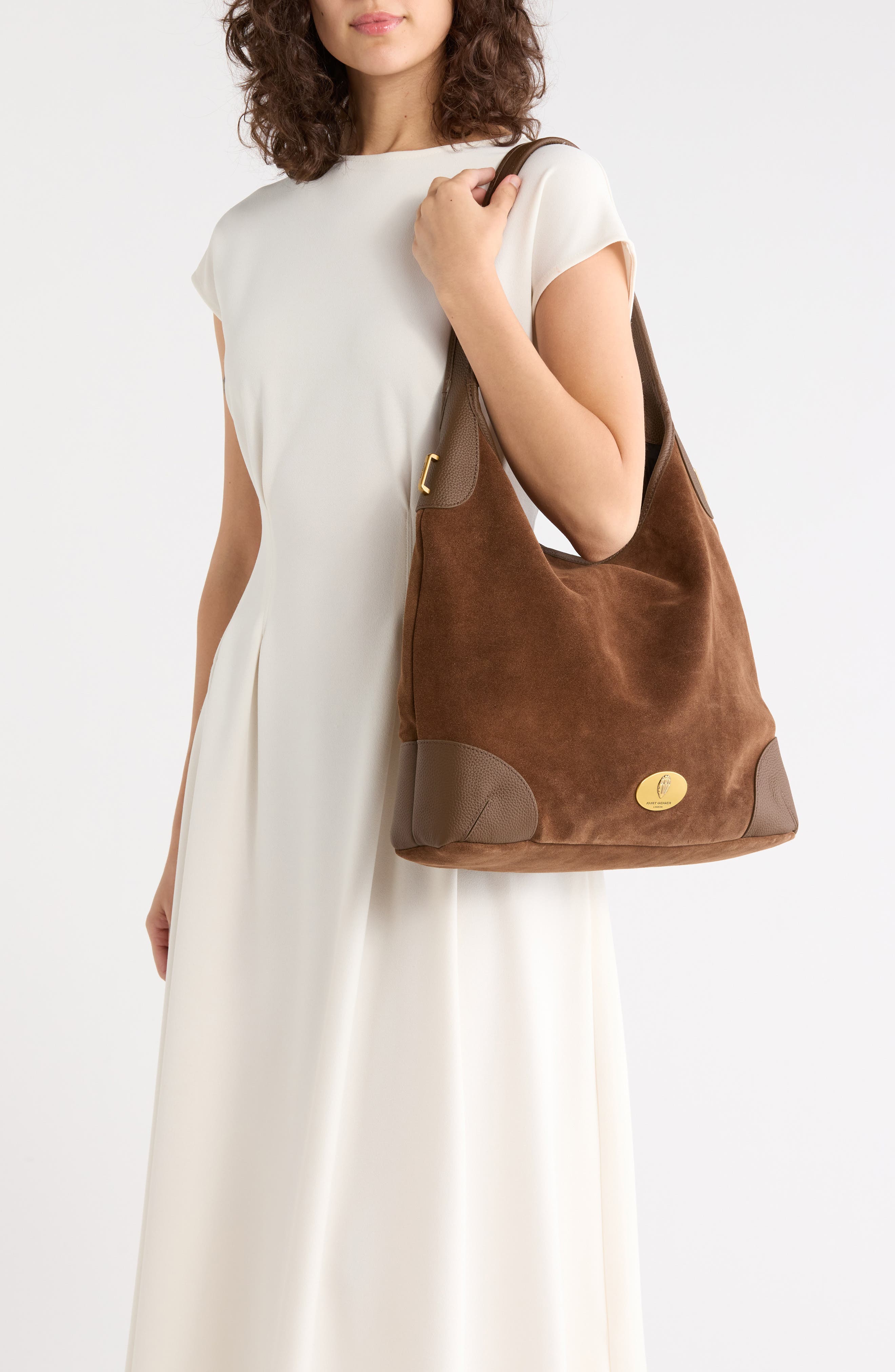 Kurt Geiger London Balham Slouch Large Leather Hobo (Women) | Nordstromrack