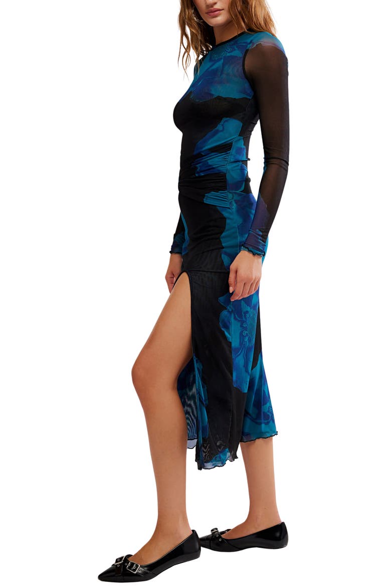 Gianni Print Long Sleeve Maxi Dress, Alternate, color, NIGHT COMBO