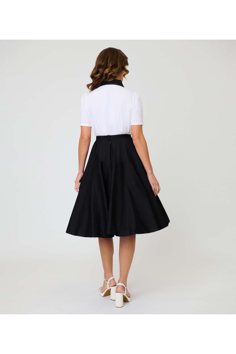 Sally Swing Skirt, Alternate, color, Black Mickey Pocket