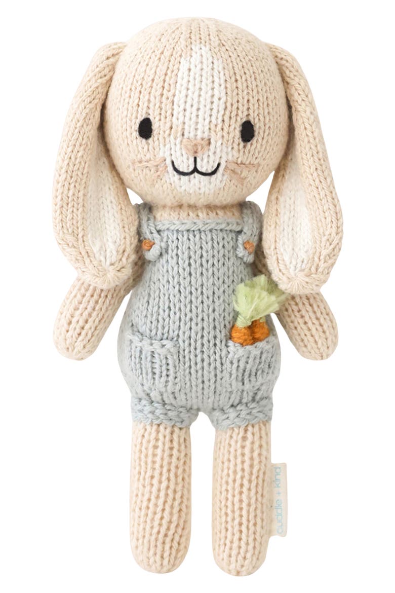 Tiny Henry The Bunny Stuffed Animal, Main, color, BLUE