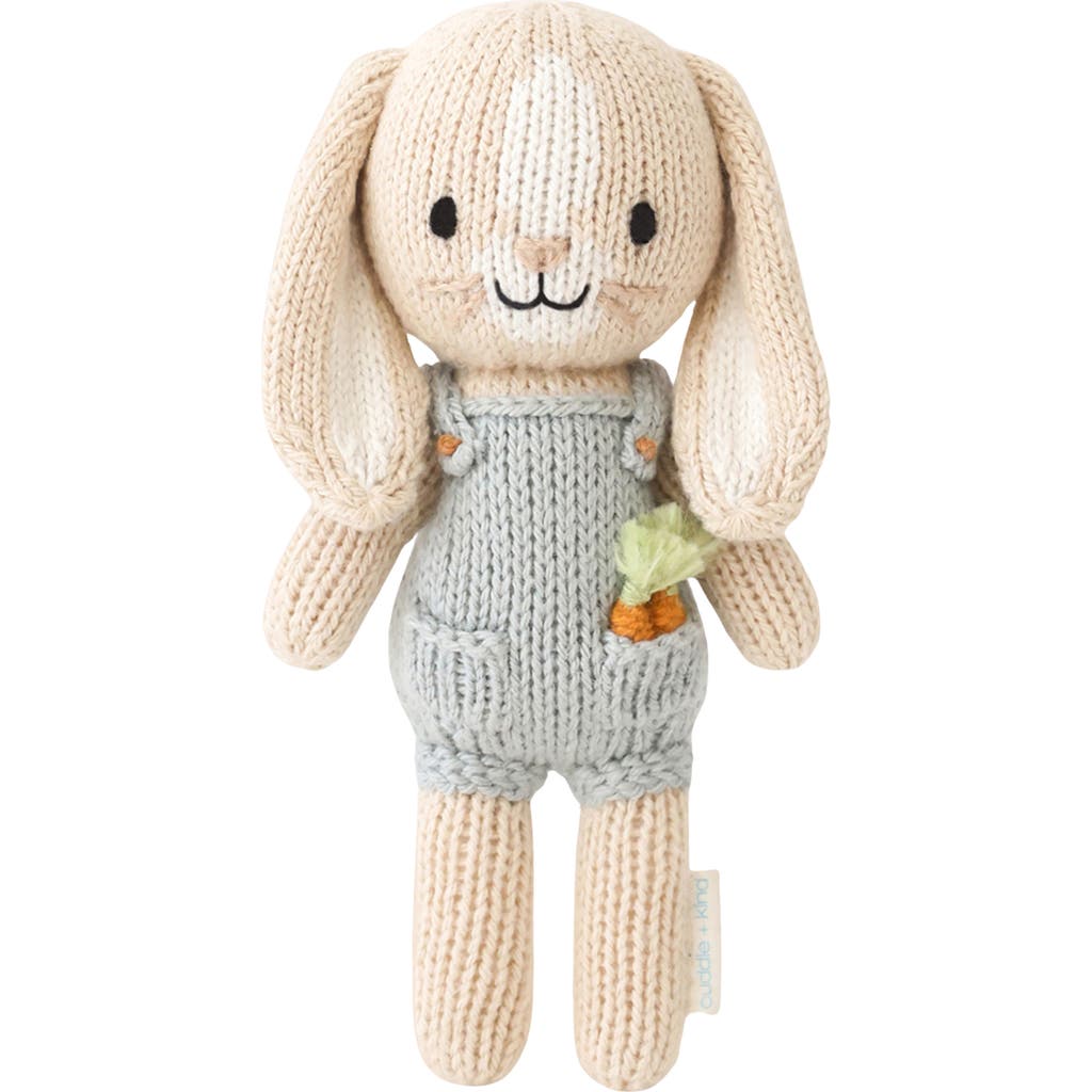 cuddle+kind Tiny Henry The Bunny Stuffed Animal in Blue