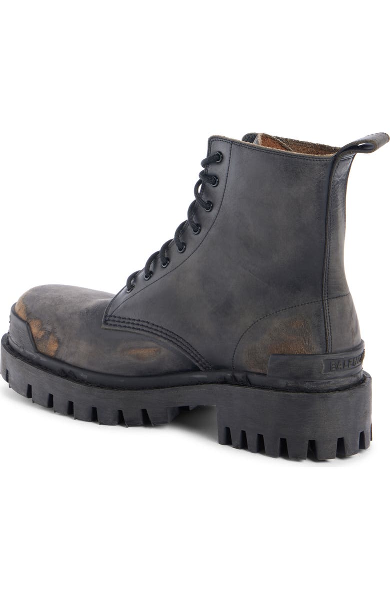 Balenciaga Strike Combat Boot, Alternate, color,
