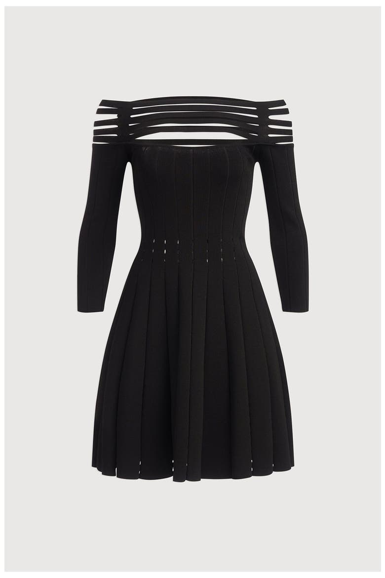 Heather Dress In Matte Viscose, Alternate, color, Black
