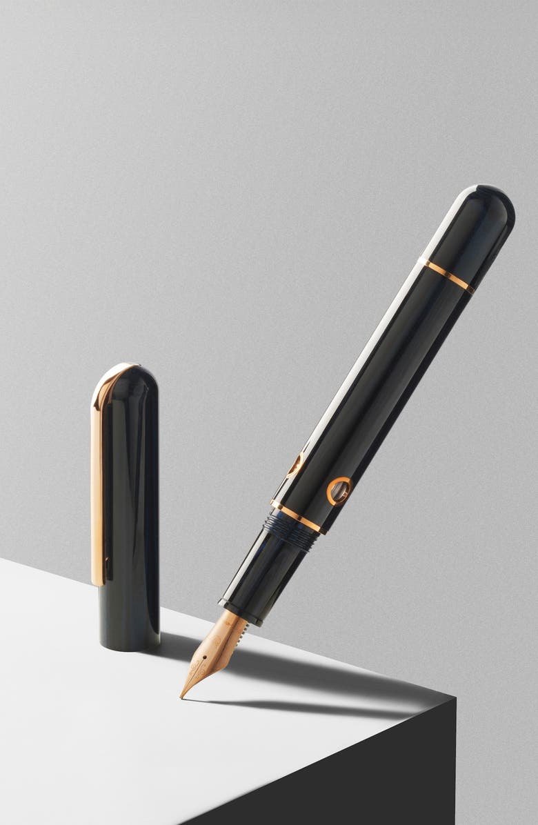 Nahvalur Nautilus Maylandia Blue Ebonite Fountain Pen, Alternate, color, Blue Medium