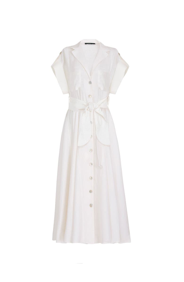 NO PISE LA GRAMA Guayaba Midi Dress, Main, color, Off White