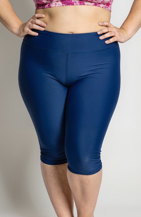 Plus Size Capri Swim Leggings