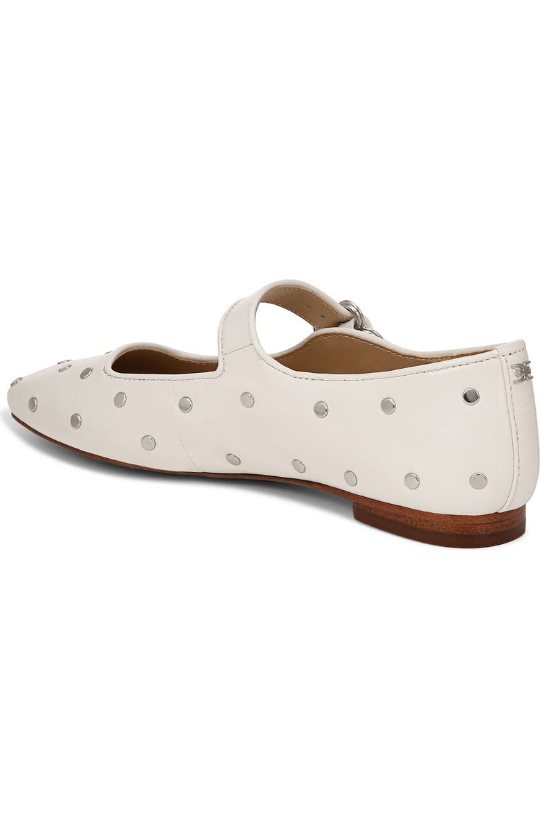 Sam Edelman Michaela Stud Mary Jane Flat, Alternate, color, White