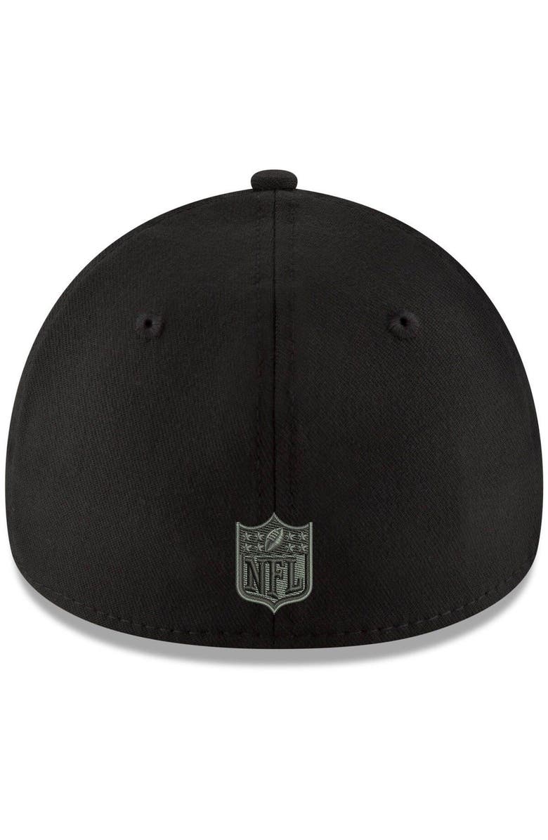 New Era Men's New Era Black Jacksonville Jaguars Logo 39THIRTY Flex Hat, Alternate, color, Black