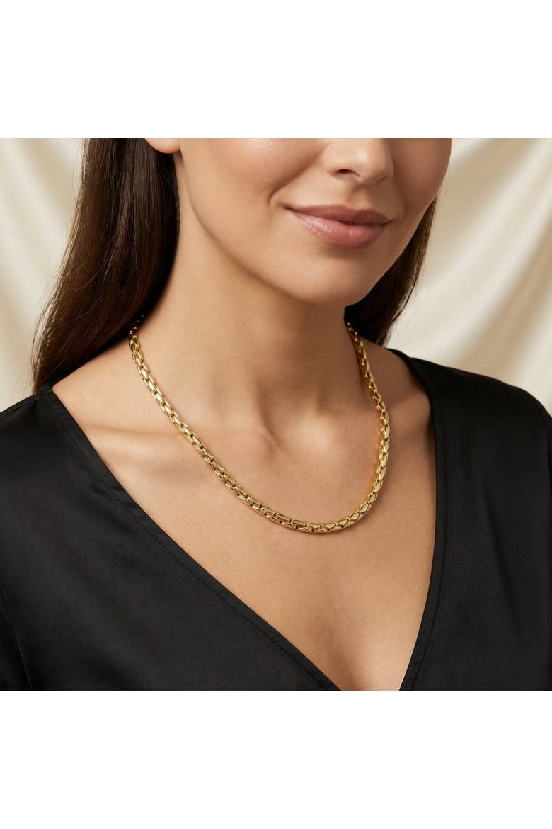 14k Gold Women's 24" Chain Necklace 26 Grams 4.5mm Thick, Alternate, color, 14k Yellow Gold