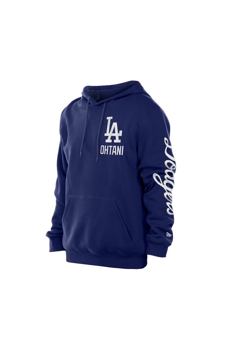 New Era Men's New Era Shohei Ohtani Royal Los Angeles Dodgers Design Lab Pullover Hoodie, Alternate, color, 