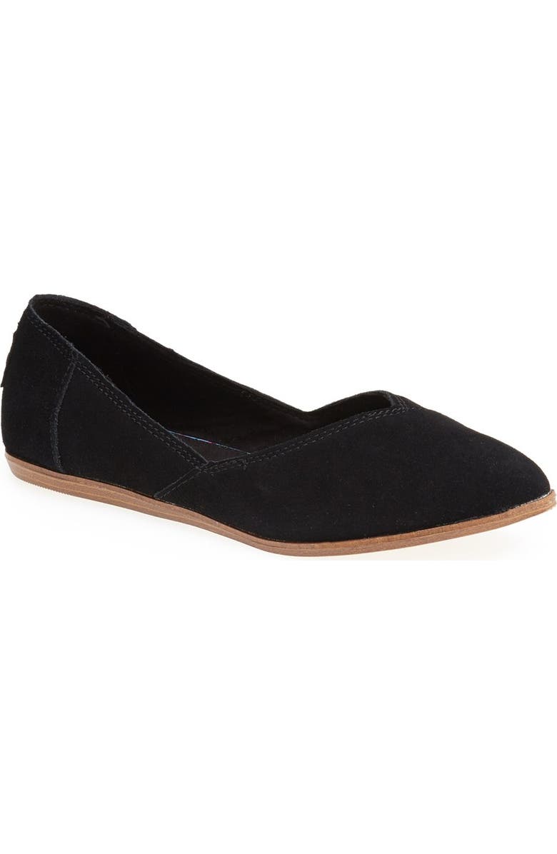 TOMS 'Jutti' Suede Slip-On, Main, color,