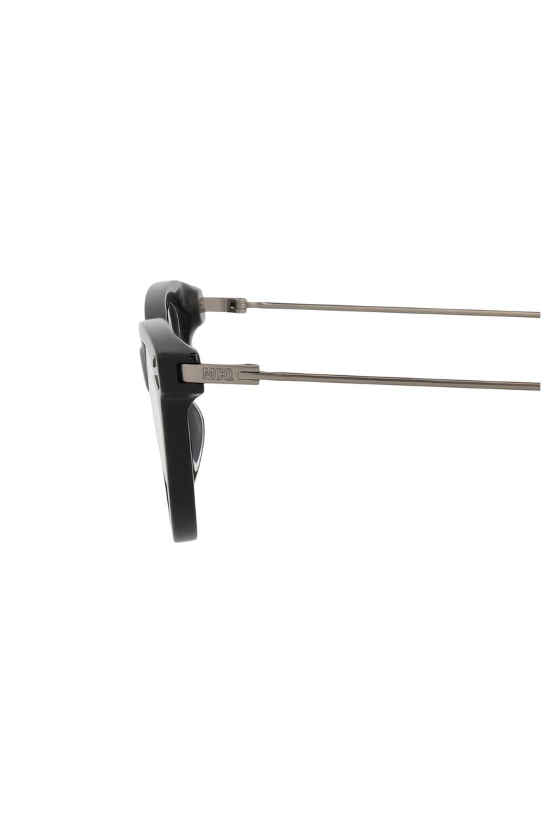 46mm Cat Eye Optical Glasses, Alternate, color, BLACK RUTHENIUM TRANSPARENT