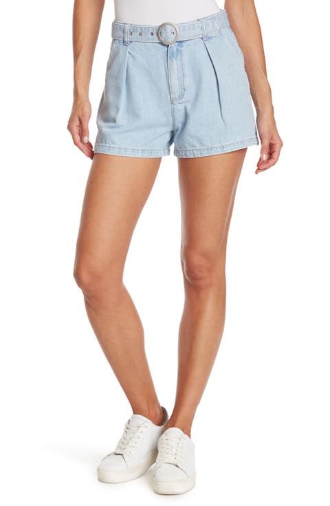 Ruthie Pleated Belted Waist Shorts