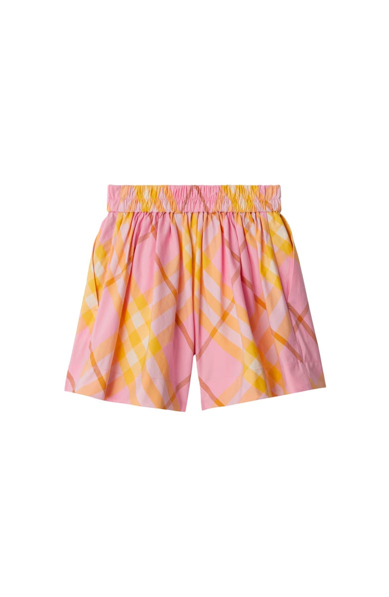 Burberry Check Cotton Shorts, Alternate, color, 