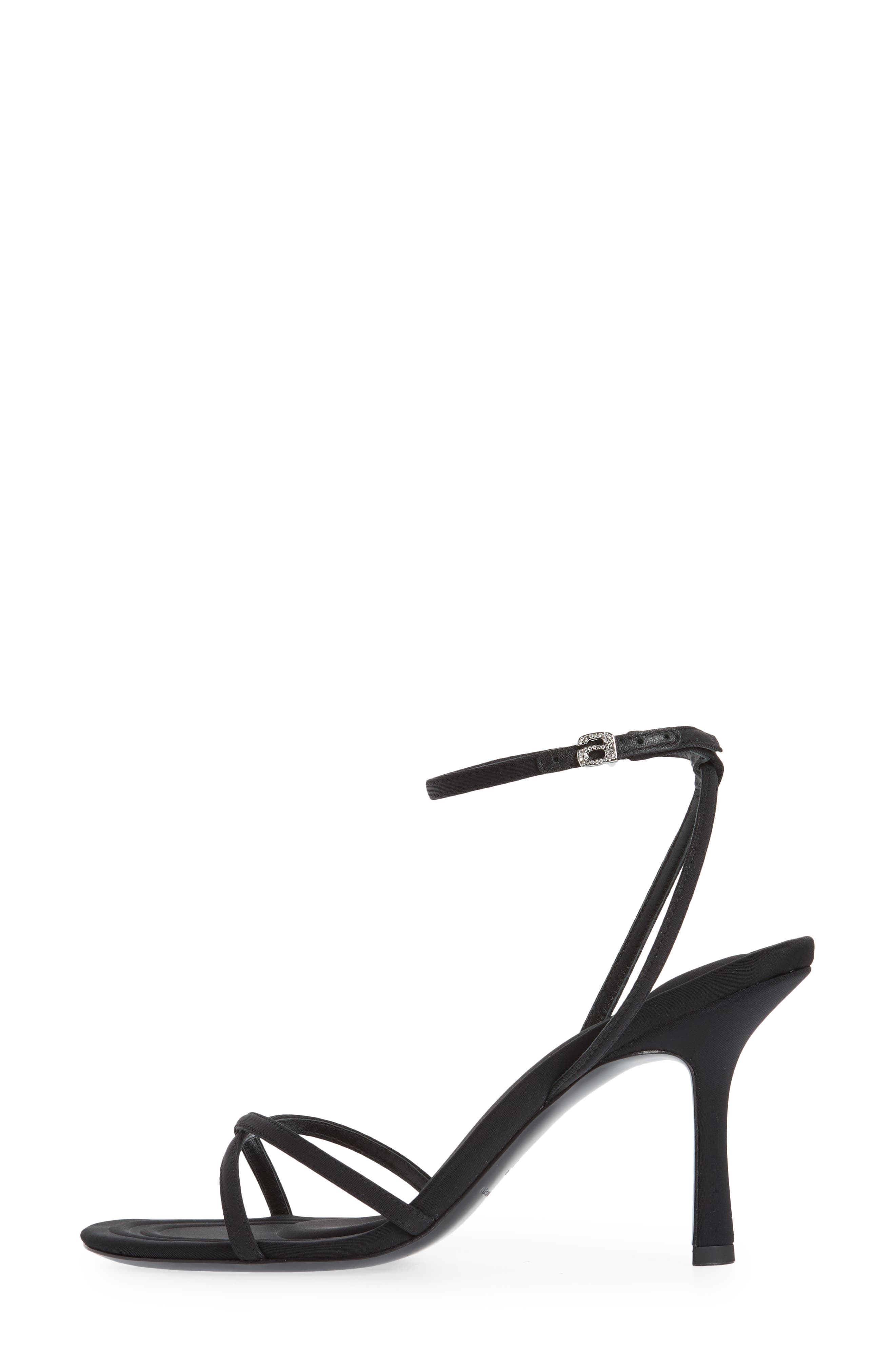 Alexander Wang Dahlia Rhinestone Logo Sandal, Alternate, color, 
