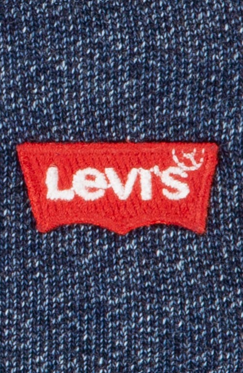 Levi's® Long Sleeve French Terry Romper In Blue