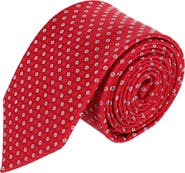 Trafalgar Ewing Square and Polka Dot Business Silk Necktie