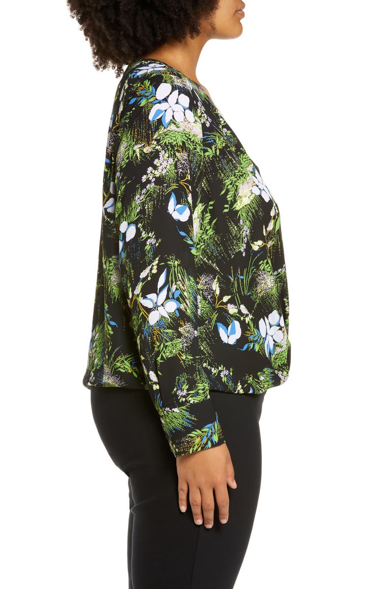 Halogen<sup>®</sup> Cross Front Blouse, Alternate, color, 