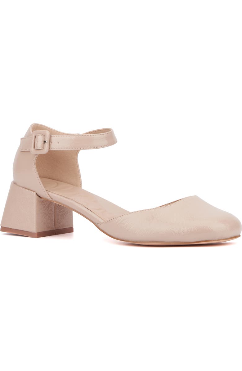 OLIVIA MILLER Ascendant Block Heel Pump, Main, color, Beige