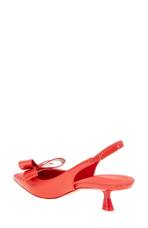 Bcbgeneration Kasti Pointed Toe Slingback Pump In Red