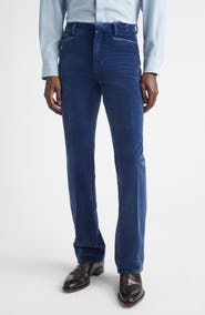 TOM FORD Velveteen Straight Leg Pants