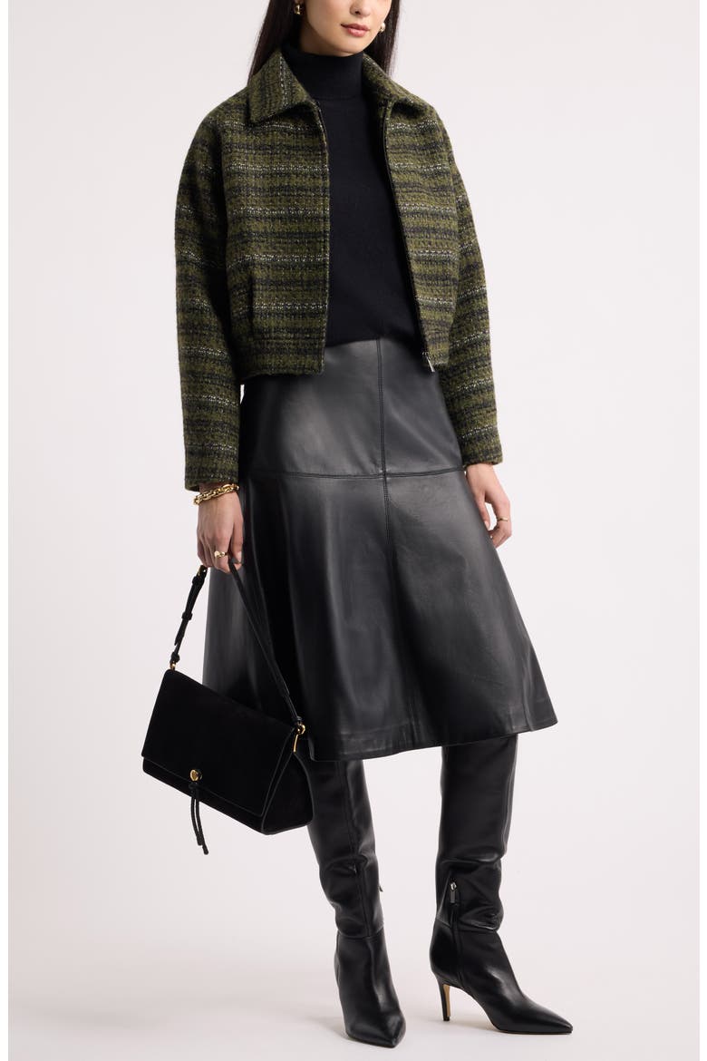 Classic Cashmere Turtleneck Sweater, Alternate, color, BLACK ROCK