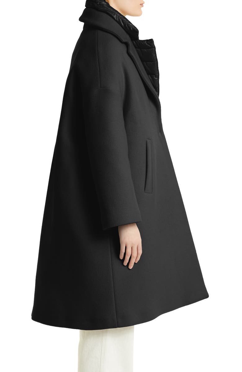 Herno Double Face Wool Blend Coat with Removable Down Liner, Alternate, color, 