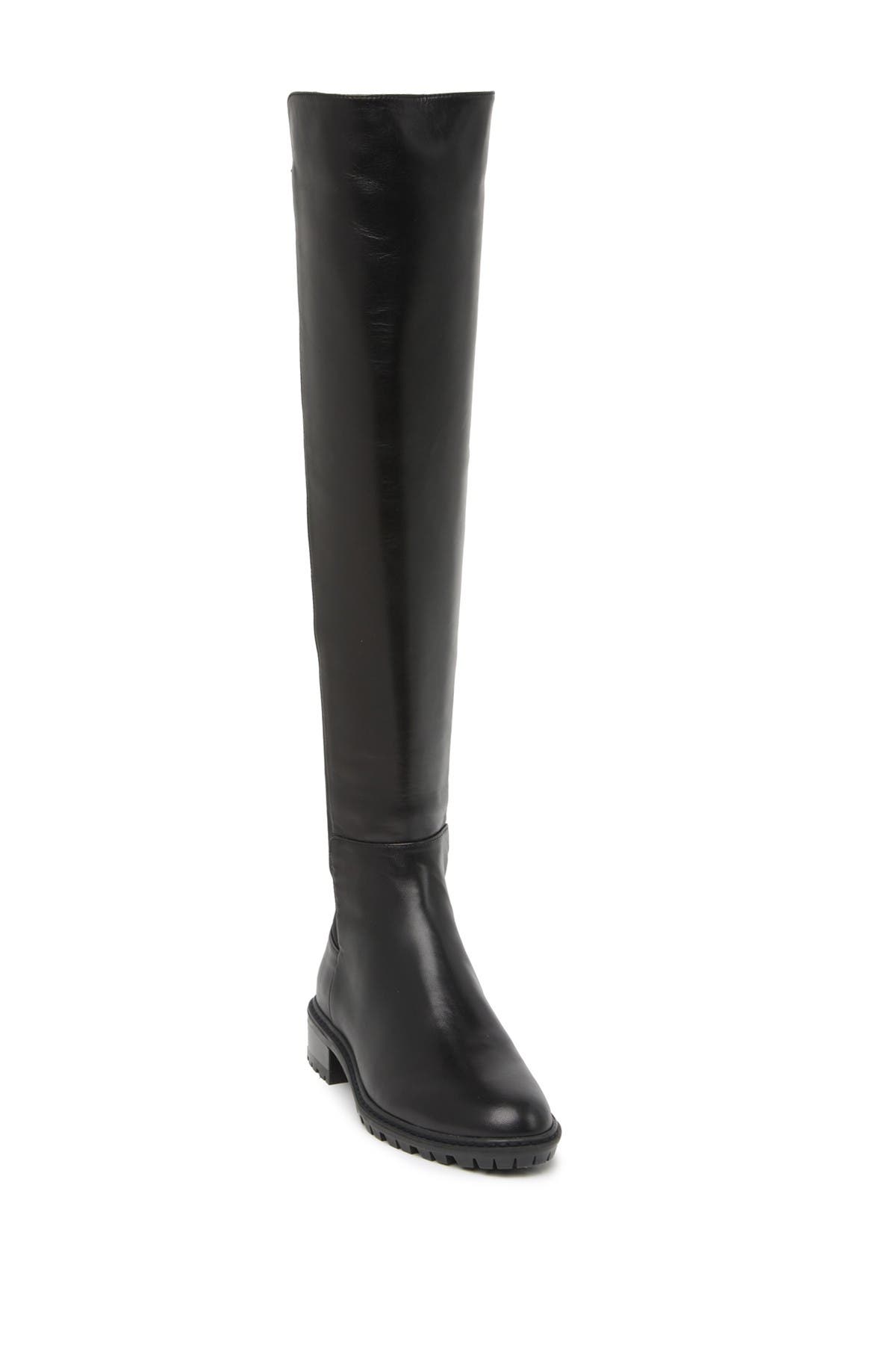 Stuart Weitzman 5050 City Mixed Media Tall Boot, Main, color, 