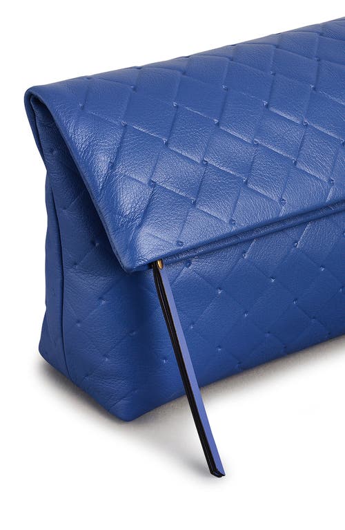 Radley Weaver Lane Medium Flapover Clutch In Blue