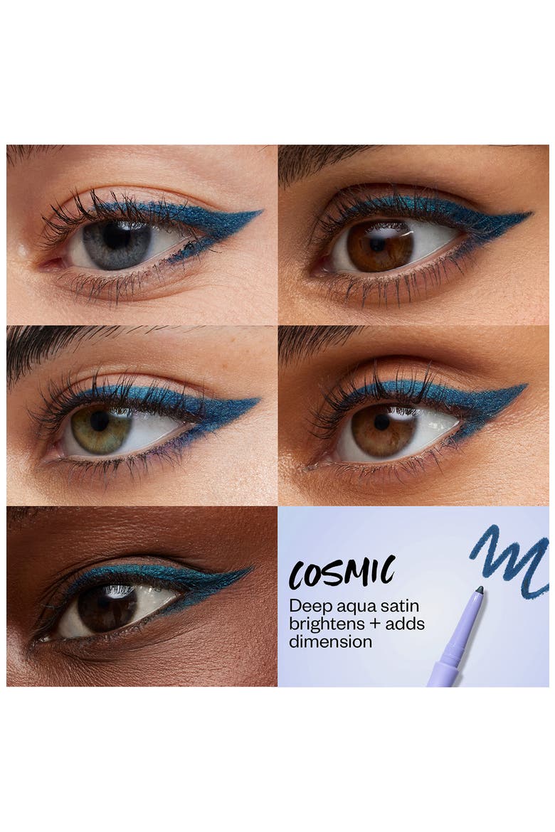 Soulgazer Intensifying Gel Eyeliner, Alternate, color, COSMIC - DEEP AQUA SATIN