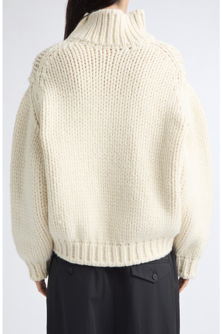 Bruno Wool Blend Turtleneck Sweater, Alternate, color, NATURAL