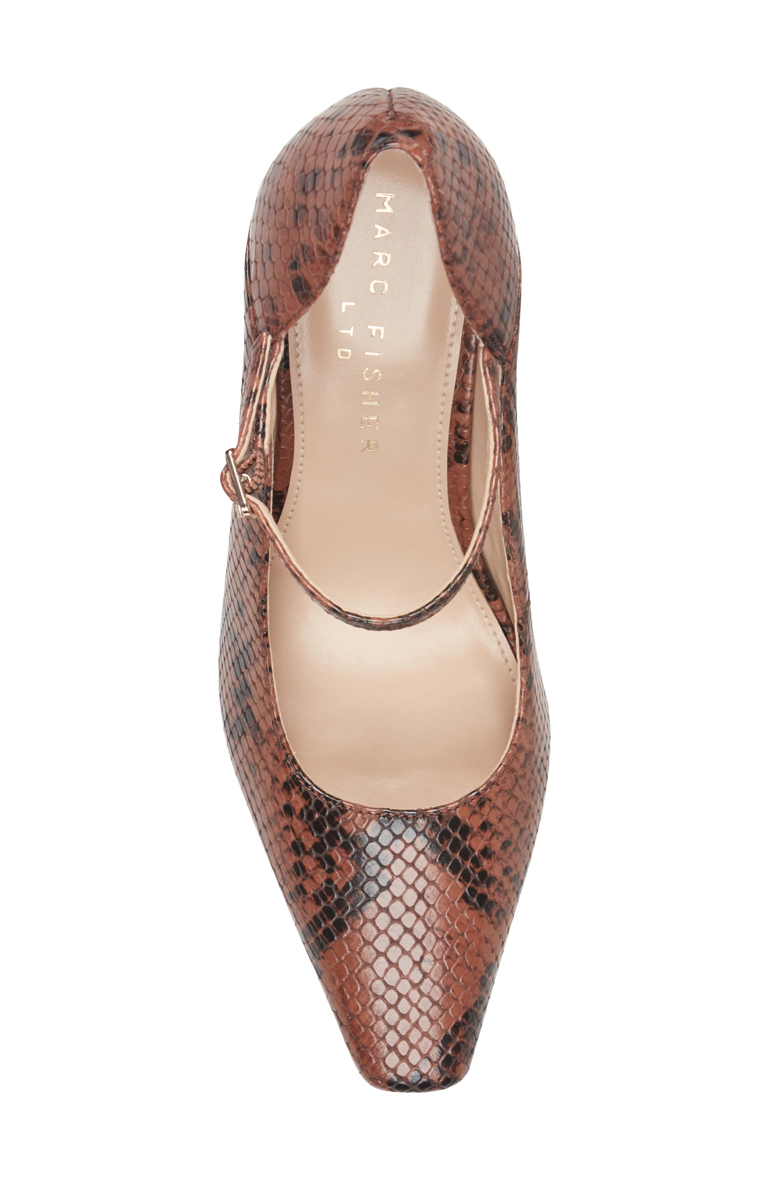 Genevie Mary Jane Pump, Alternate, color, DARK NATURAL