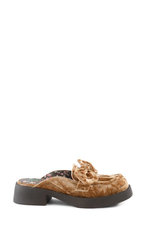 Bc Footwear Flower Mule In Gold