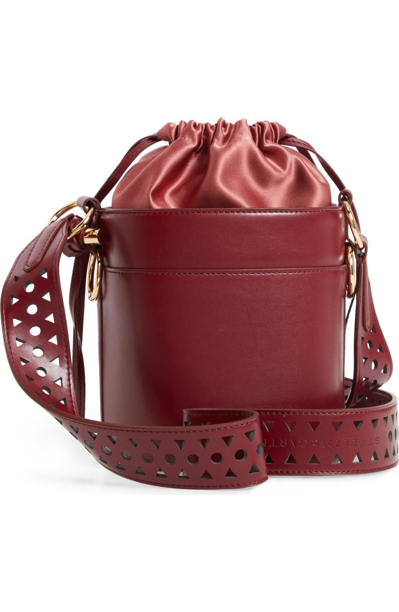 Stella McCartney Small Faux Leather Bucket Bag, Alternate, color,