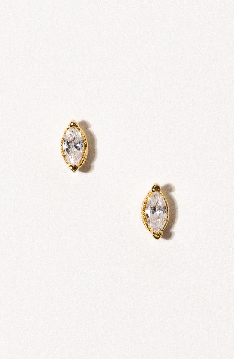 Child of Wild Celestial Cubic Zirconia Stud Earrings, Alternate, color, Gold